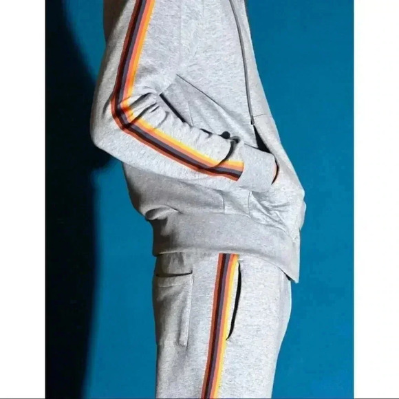 Paul Smith Gray Hoodie 'artist Stripe' - Picture 2 of 9